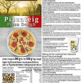 Pizza low carb keto glutenfrei Pizzamischung