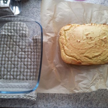 Bei 175°C Umluft ca. 35 min oder bei Ober- und Unterhitze ca. 45 min backen.