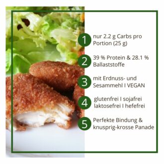 Paniermehl low-carb & glutenfrei 400 g