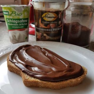 2 min Nutella Schokocreme lowcarb glutenfrei Dr Almond