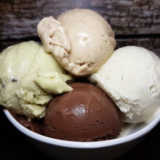 Eiscreme low-carb keto zuckerfrei proteineis