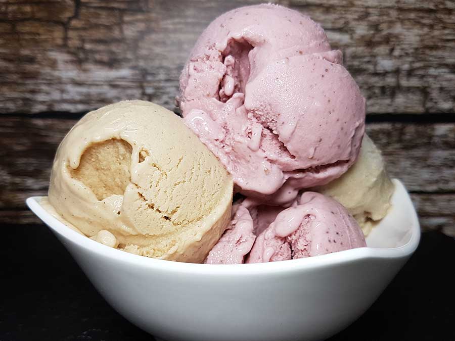 Eiscreme low-carb keto zuckerfrei proteineis