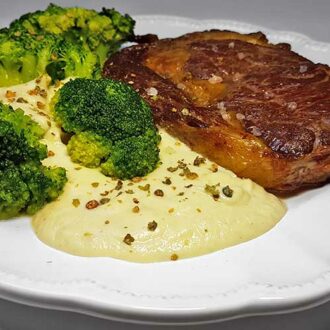 Pfeffer-Rahmsauce lowcarb glutenfrei keto mit Zitrusfaser