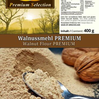 Walnussmehl Walnussprotein PREMIUM low-carb glutenfrei extra fein vermahlen teilentölt