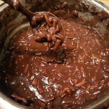 Low-Carb Schoko-Mandel-Berge Schoko-Crossies zuckerfrei keto paleo Weihnachtsgeschenk Selbstgemacht Rezept