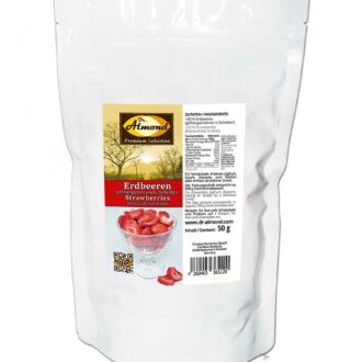 512_Erdbeerscheiben gefriergetrocknete Erdbeeren low carb Snack