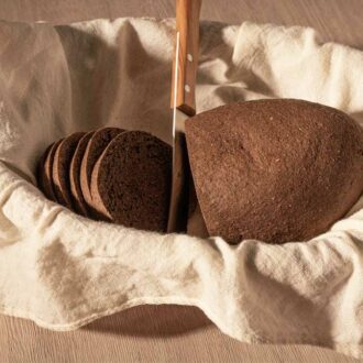 Schwarzbrot low carb glutenfrei keto Backmischung