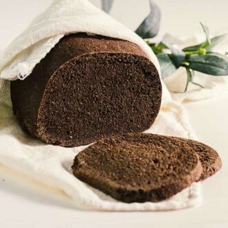 Schwarzbrot low carb glutenfrei keto Backmischung