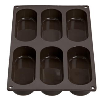 Lurch Flexiform Hotdog Bun 30x17,5cm 6fach braun