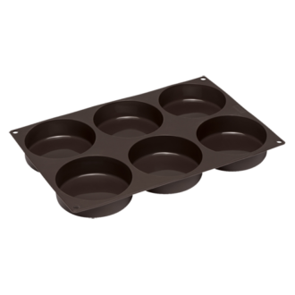 Lurch Flexiform BurgerBun 8,5cm 6fach braun