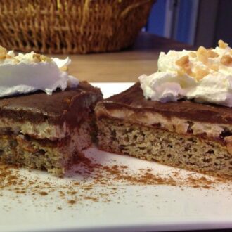 Rezept Nuss-Schnitten mit Nuss-Macarpone-Quarkcreme lowcarb glutenfrei