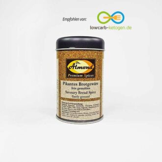Premium Spices PIKANTES BROTGEWÜRZ fein gemahlen - Gewürze ohne Zusatzstoffe, geprüft glutenfrei