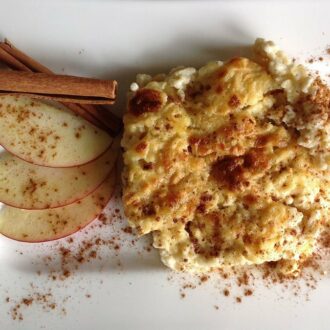 Rezept Milchreis aus dem Ofen lowcarb glutenfrei