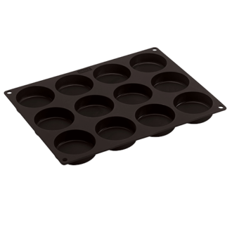 Flexiform BurgerBun Size S Ø6cm 12fach braun