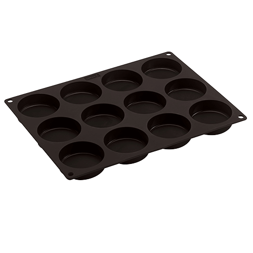 Flexiform BurgerBun Size S Ø6cm 12fach braun