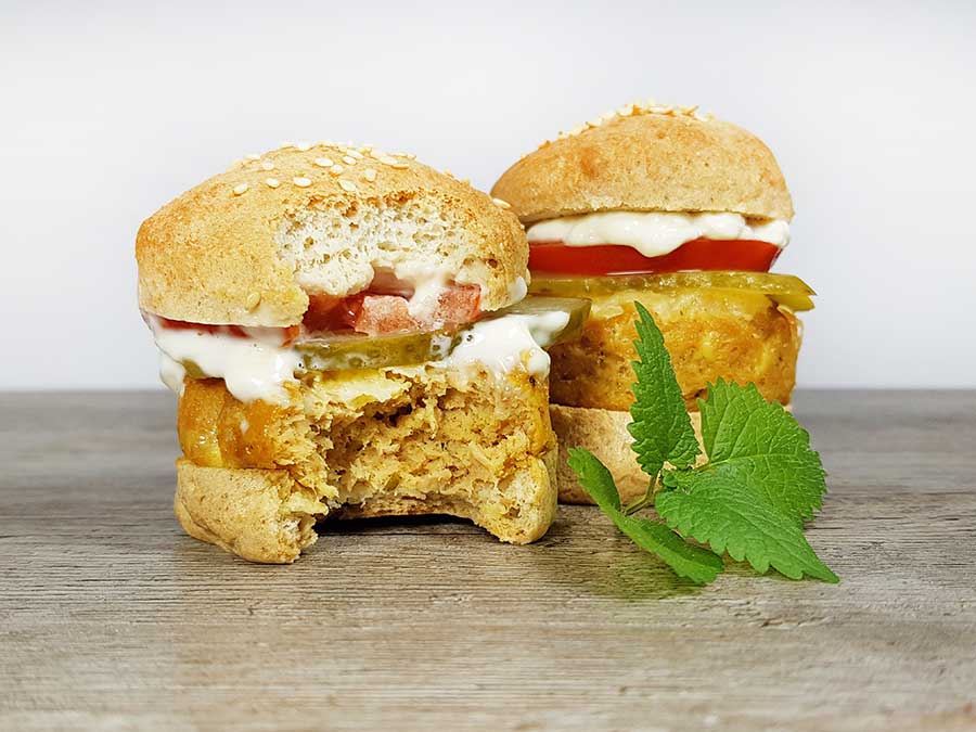 Low Carb Burger Buns Mini-Burger glutenfrei