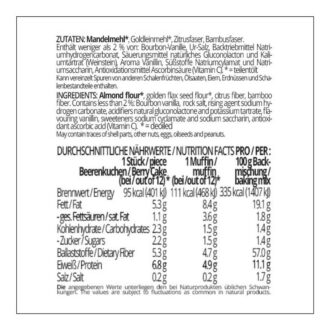 KUCHENZAUBER PUR Backmischung für Kuchen, Muffins und mehr – low-carb, glutenfrei, sojafrei, keto Kuchenmischung