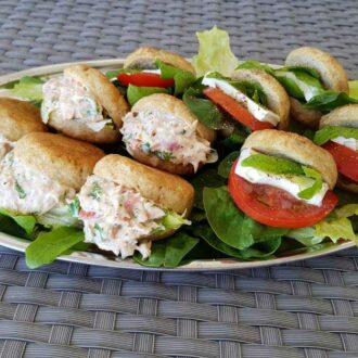 Rezept Batbouts - kleine Pita-Brötchen aus der Pfanne lowcarb glutenfrei