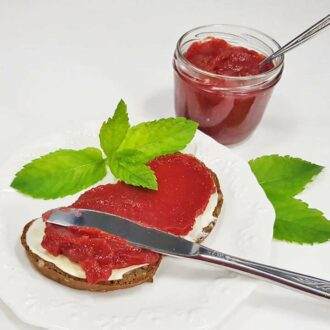 Rezept Rotes Pflaumenmus lowcarb