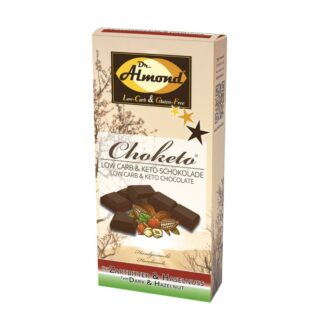 CHOKETO Low Carb & Keto Schokolade ZARTBITTER & HASELNUSS – 3 Tafeln – handgemacht