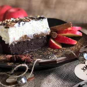Rezept Brownie-Bratapfel-Tiramisu lowcarb glutenfrei