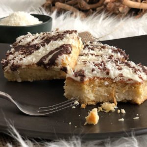 Rezept Kokosschnitten lowcarb glutenfrei