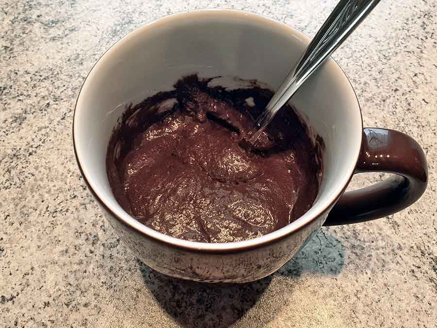 Rezept Tassenkuchen-low-carb-glutenfrei-Brownie-Mug-Cake-zuckerfrei-Schokokuchen