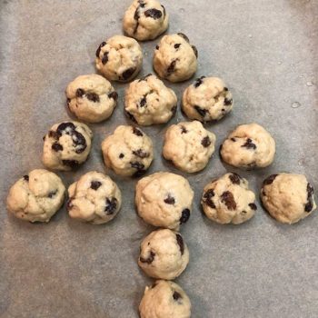 Rezept Weihnachtsbaum mit Rumrosinen LowCarb Glutenfrei