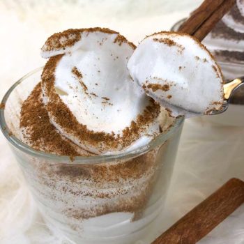 Rezept Proteinschnee Proteinfluff Eiweissfluff lowcarb keto kalorienarm OHNE IMOs