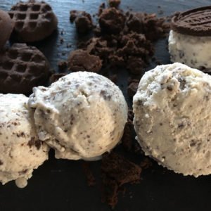 Rezept Cookies & Cream Eis lowcarb zuckerfrei keto