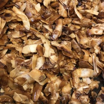 Rezept Kokoskrokant zum Snacken und für Desserts, Schokolade, Eis lowcarb keto