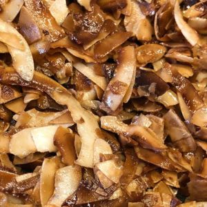 Rezept Kokoskrokant zum Snacken und für Desserts, Schokolade, Eis lowcarb keto