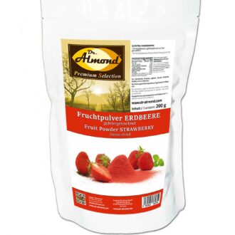 Fruchtpulver ERDBEERE Erdbeerpulver gefriergetrocknet 100% Natur