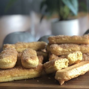 Grundrezept Löffelbiskuit Biskuitstäbchen lowcarb glutenfrei