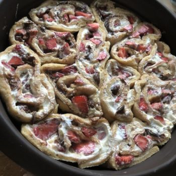 Rezept Erdbeer-Brioche-Kuchen lowcarb glutenfrei keto kalorienarm