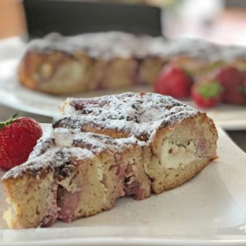 Rezept Erdbeer-Brioche-Kuchen lowcarb glutenfrei keto kalorienarm