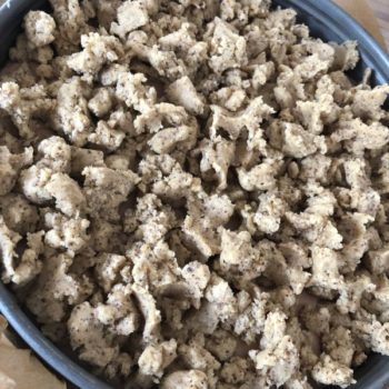 Rezept NUKETO Cheesecake mit Haselnuss-Streuseln lowcarb zuckerfrei keto