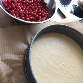 Rezept Johannisbeerkuchen mit Kokos Baiserhaube lowcarb keto kalorienarm