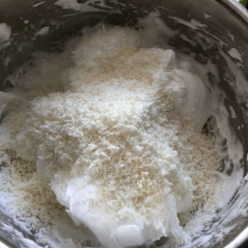 Rezept Johannisbeerkuchen mit Kokos Baiserhaube lowcarb keto kalorienarm