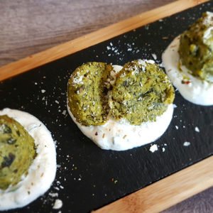 Rezept Spinat Feta Knödel lowcarb glutenfrei