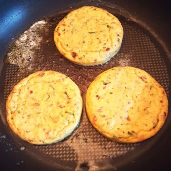 Rezept Zucchini Pancakes mit Mango - Salsa lowcarb glutenfrei