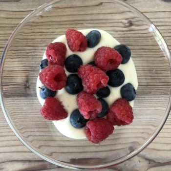 Rezept Dessertcreme Vanille und Schokolade lowcarb glutenfrei