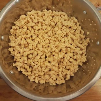 Rezept Spätzle Thunfischsalat mit Sauerrahmdressing lowcarb glutenfrei