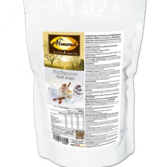 FLUFFZAUBER Fertigmischung für kalorienarmen Eiweiss-Fluff & low carb Baiser – keto, ohne Zuckerzusatz, IMO-frei