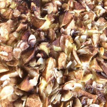 Rezept Bratapfel-Karamell-Butter-Kuchen lowcarb glutenfrei