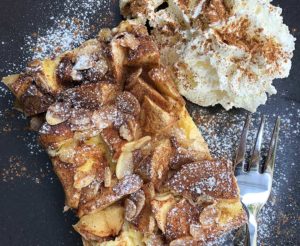 Rezept Bratapfel-Karamell-Butter-Kuchen lowcarb glutenfrei