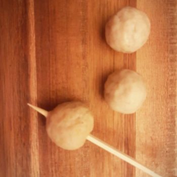 Rezept Gefüllte Brotkugel-Spieße lowcarb glutenfrei