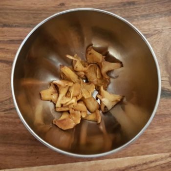 Rezept Tomaten Pfifferling Eierschwammerl Canapé lowcarb glutenfrei keto kalorienarm