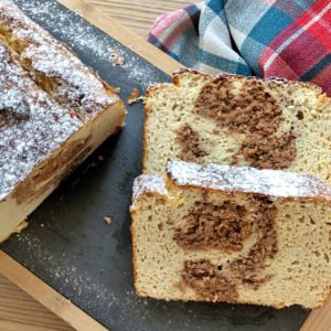 Rezept Nuketo-Haselnuss-Swirl-Kuchen lowcarb glutenfrei kalorienarm