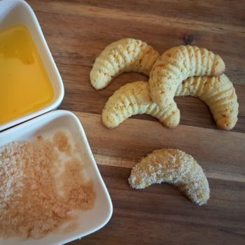 Rezept Orangenkipferl Orangenhörnchen lowcarb glutenfrei